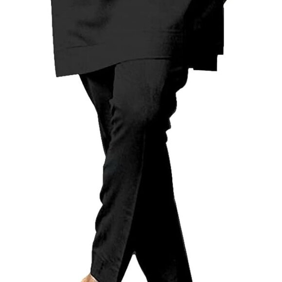 African Formal Dashiki Shirt & Pant Three Piece Suit Traditional Long Sleeve NWT - Picture 4 of 5